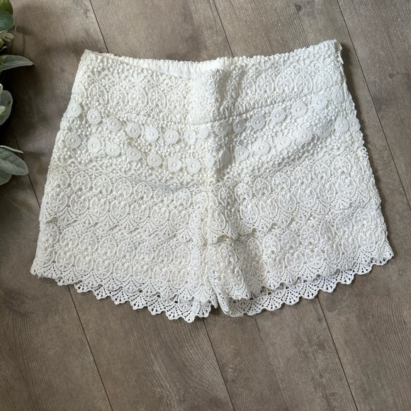 New Ann Taylor Loft Riviera Short White Lace Crochet Shorts women’s Size 00 - Picture 5 of 16
